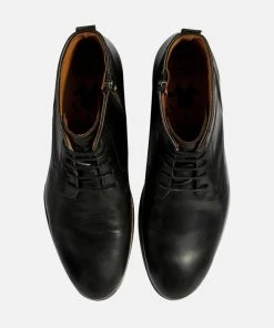 KOST Boots Cuir Noir Homme