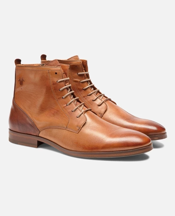 KOST Boots Cuir Marron Homme