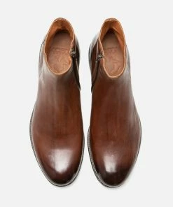 KOST Boots Cuir Marron Homme