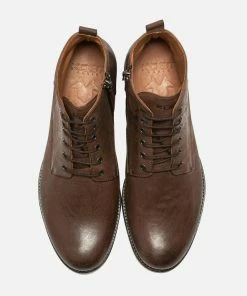 KOST Boots Cuir Marron Homme