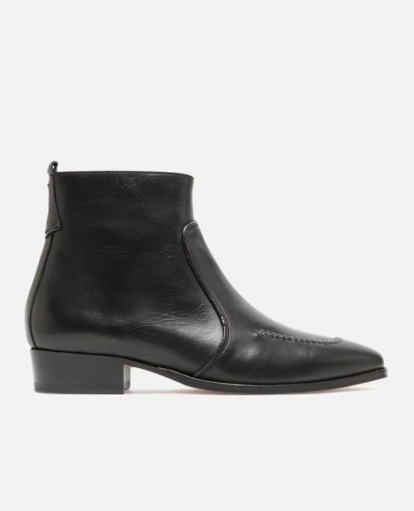 KOST Boots à Talons Cuir Noir Homme - Image 6