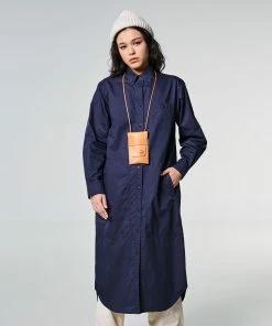 Eat Dust G.o.D Painter Dress Poplin Navy