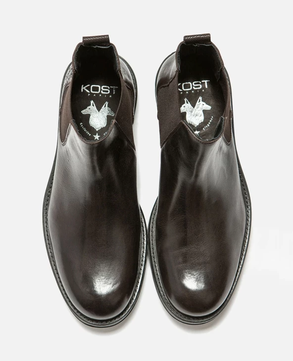 KOST Chelsea Boots Cuir Tannage Végétal Homme