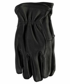 Eat Dust Power Gloves Leather Black