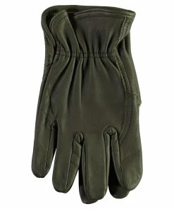 Eat Dust Power Gloves Leather Green