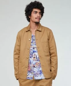 Eat Dust Chore Jacket Utility Twill Safari