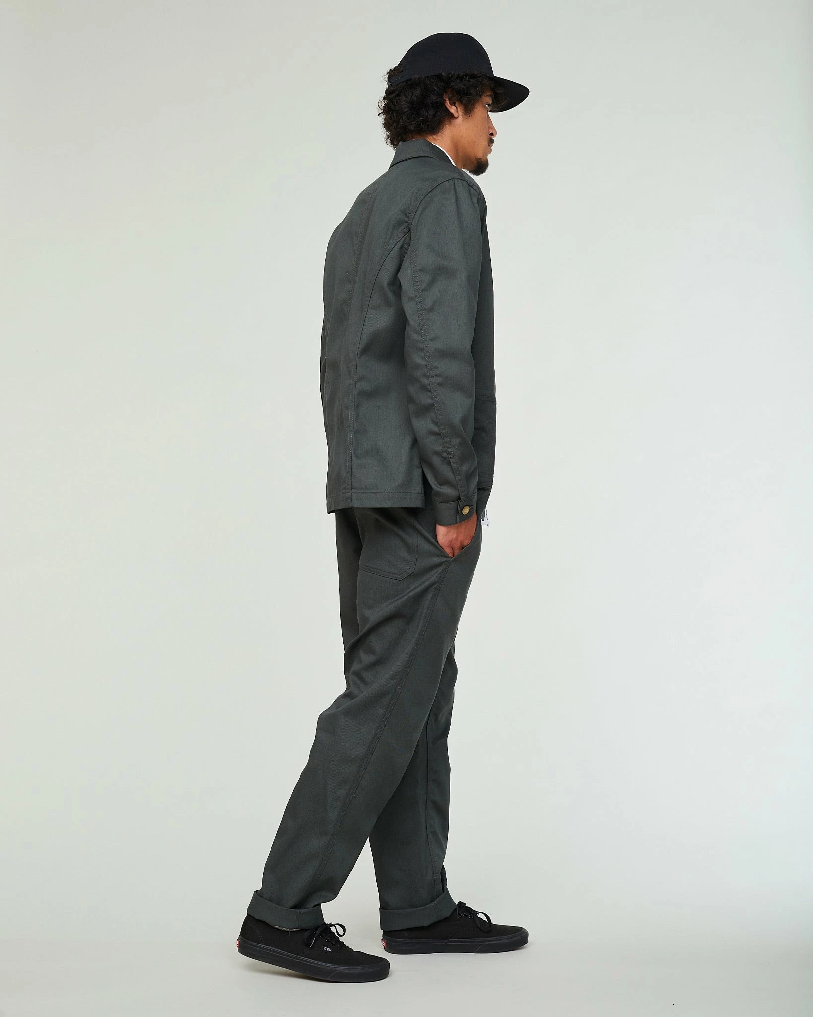 Eat Dust Chore Jacket Utility Twill Cypress - Image 4