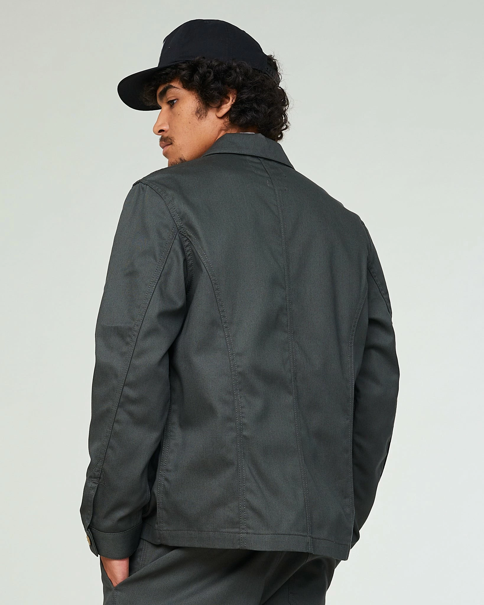 Eat Dust Chore Jacket Utility Twill Cypress - Image 6