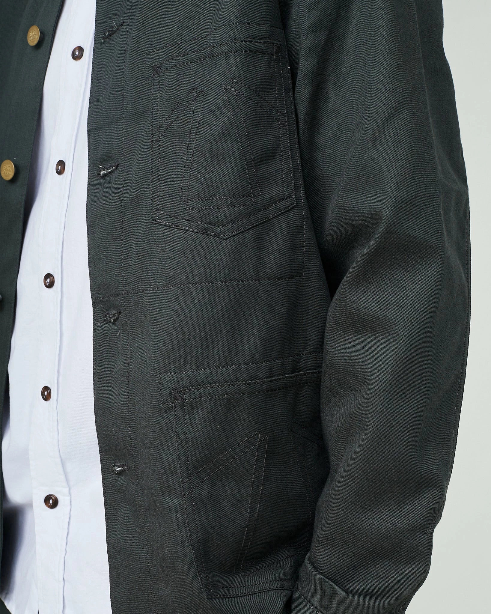 Eat Dust Chore Jacket Utility Twill Cypress - Image 7