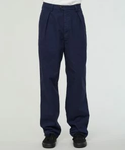 Eat Dust Maharajha Chino Herringbone Twill Navy