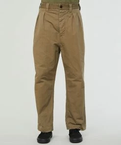 Eat Dust Officer Chino Crispy Cotton Khaki