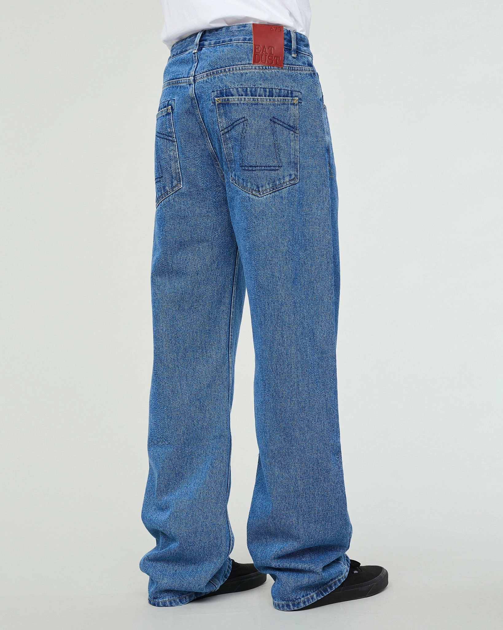 Eat Dust D66 Baggy Fit Nikko Denim Wash Out Indigo - Image 7