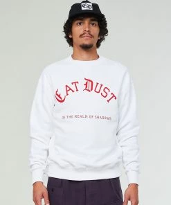 Eat Dust Max Sweater Realm Basic Fleece White
