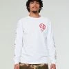 Eat Dust Duane Longsleeve Innocence Jersey Cotton White