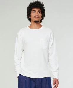 Eat Dust Long Sleeve Pocket T Military Jersey Natural