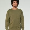 Eat Dust Long Sleeve Pocket T Military Jersey Khaki