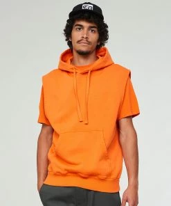 Eat Dust Rocky Sweatshirt Cotton Fleece Tangerine