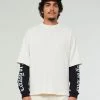 Eat Dust Big T Cotton Mesh Off White