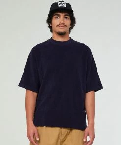 Eat Dust Big T Peluche Jersey Dark Navy