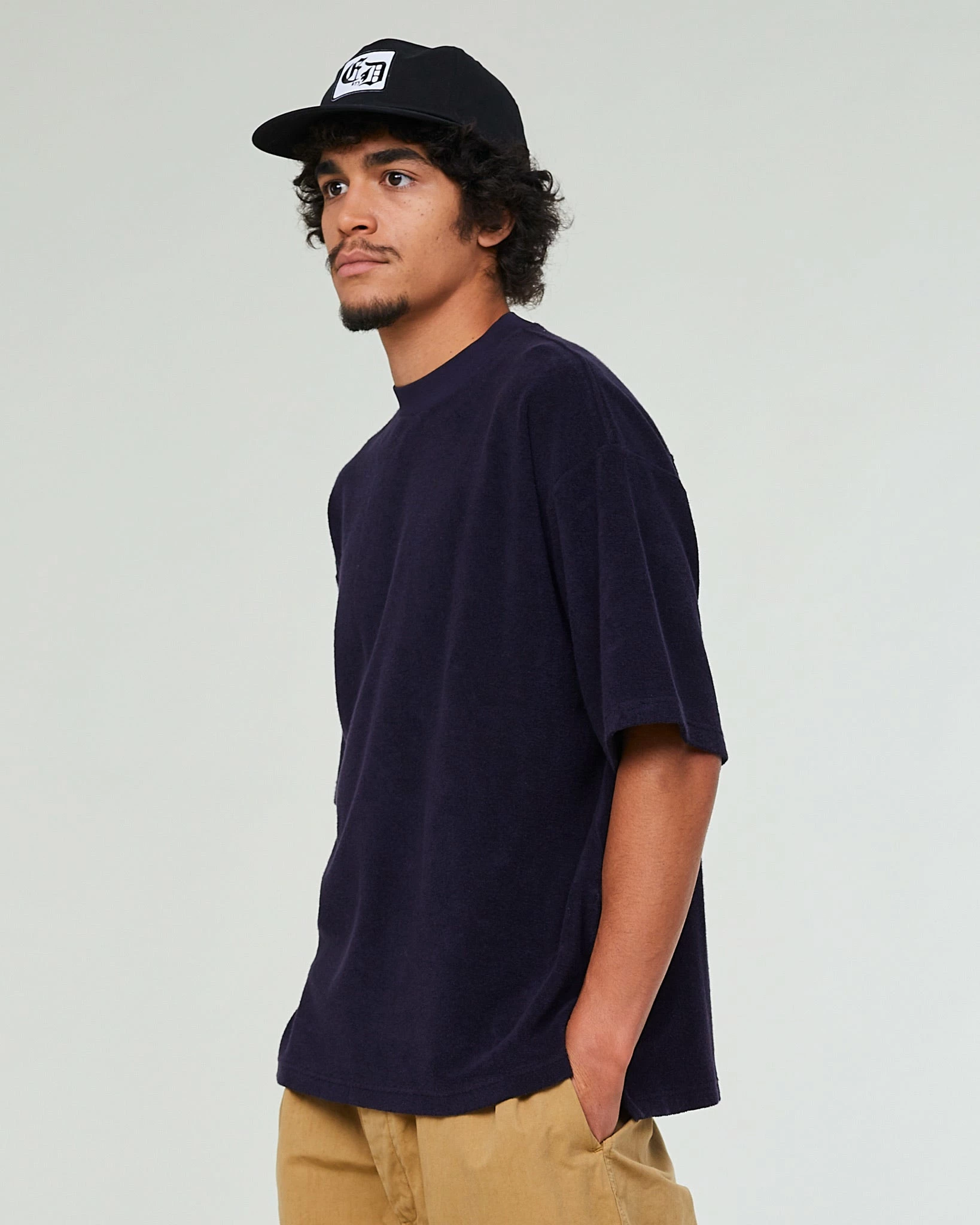 Eat Dust Big T Peluche Jersey Dark Navy - Image 3