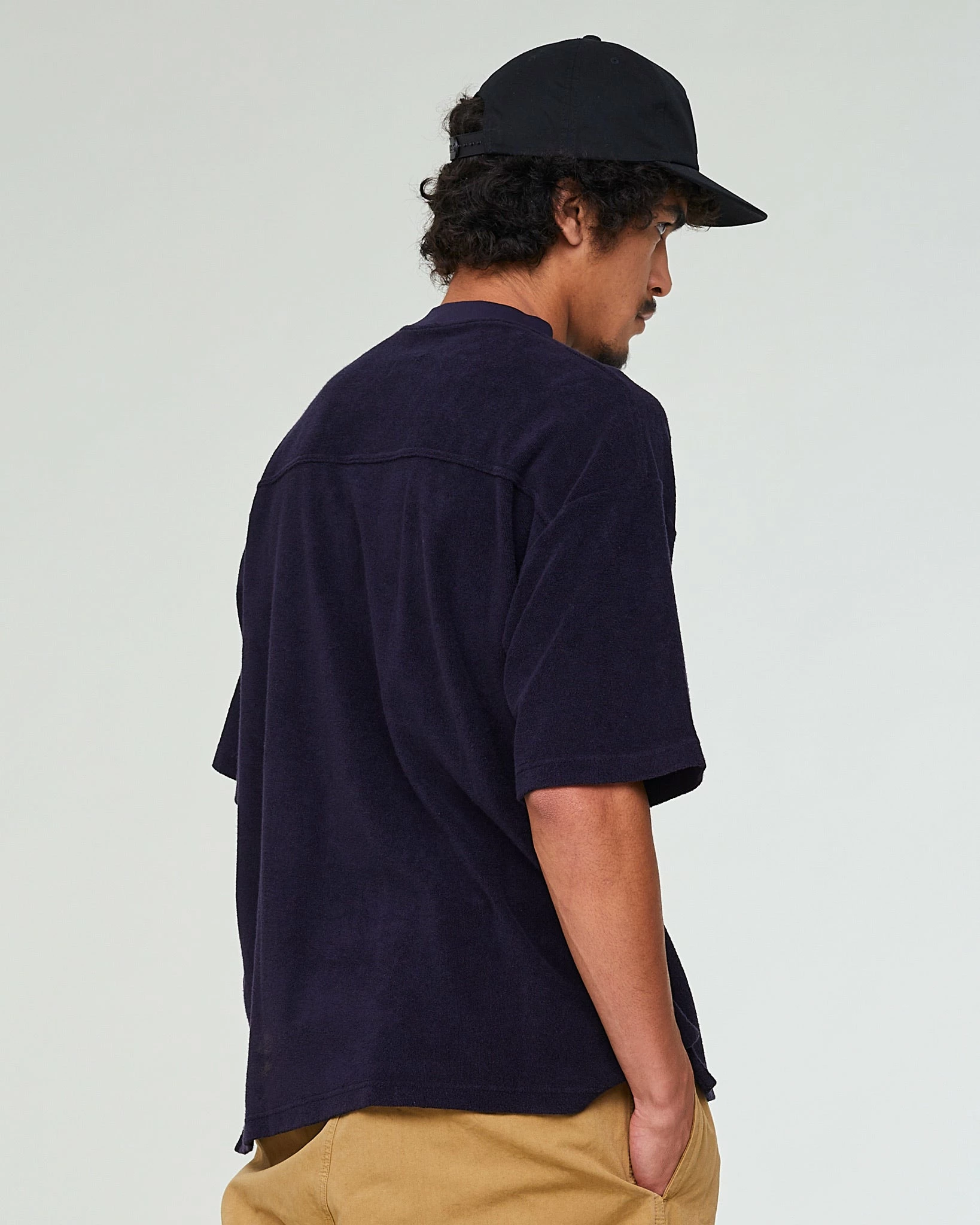 Eat Dust Big T Peluche Jersey Dark Navy - Image 4