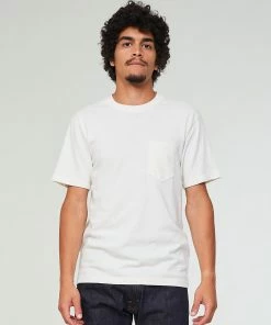 Eat Dust Pocket T Cotton Hemp Milk