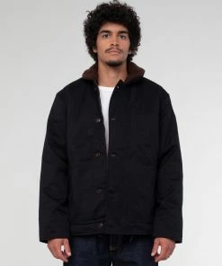 Eat Dust Deck Jacket Bedford Cords Black