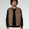 Eat Dust Deck Vest Bedford Cords Drap