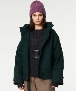 Eat Dust G.o.D Nuclear Rain Waxed Cotton Forest Green