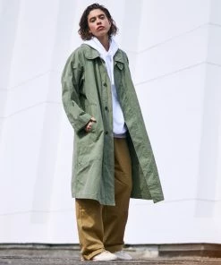 Eat Dust G.o.D Army Trench Pioneer Wax Cotton Marshal Green