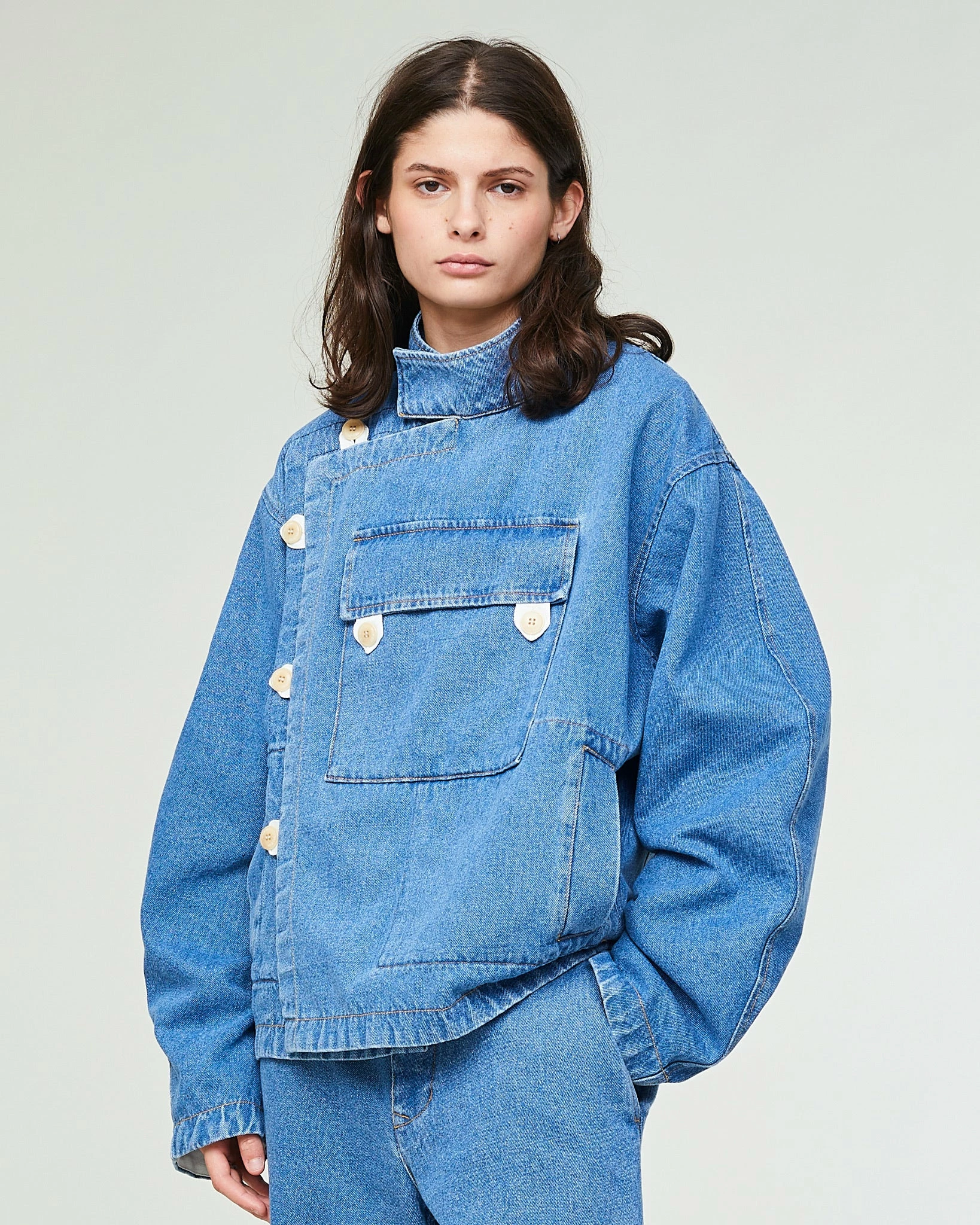 Eat Dust G.o.D Rider Jacket Nikko Denim Stone Wash