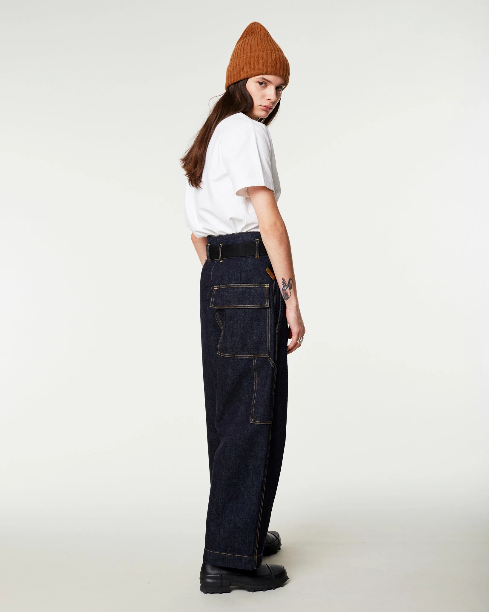 Eat Dust G.o.D British Worker Selvedge Denim Indigo - Image 3