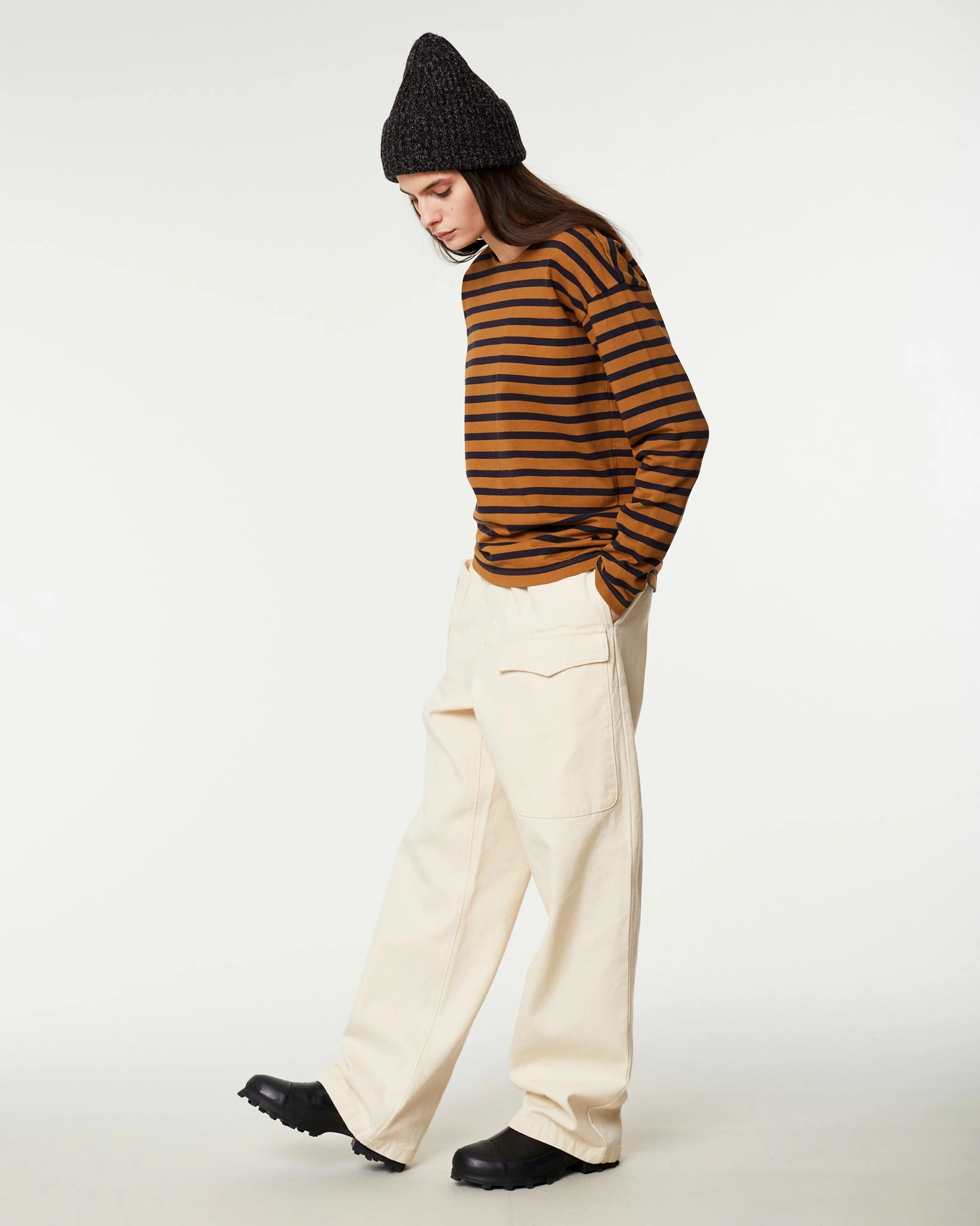 Eat Dust G.o.D Guerilla Pants Bull Denim Ecru - Image 5