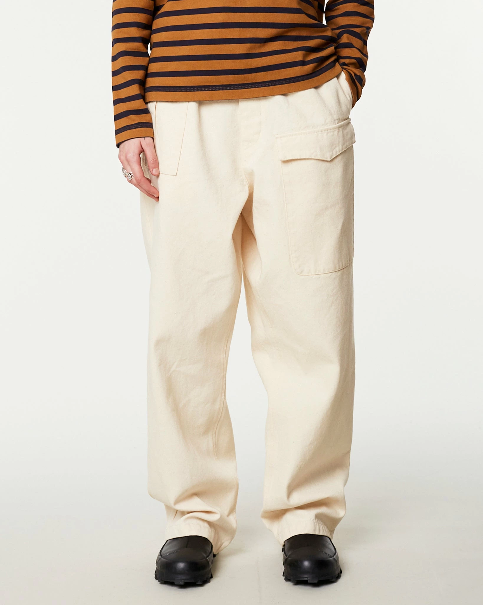 Eat Dust G.o.D Guerilla Pants Bull Denim Ecru - Image 6