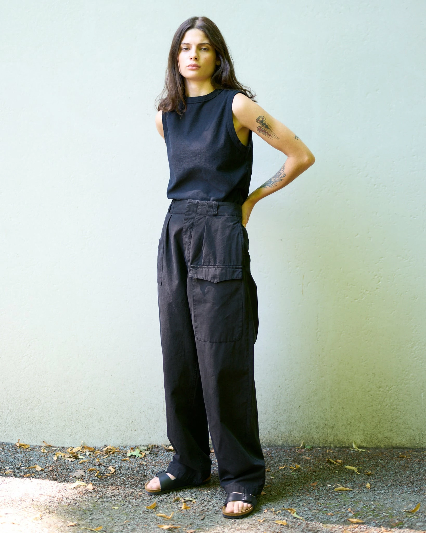 Eat Dust G.o.D Guerilla Pants Rip Stop Black - Image 2