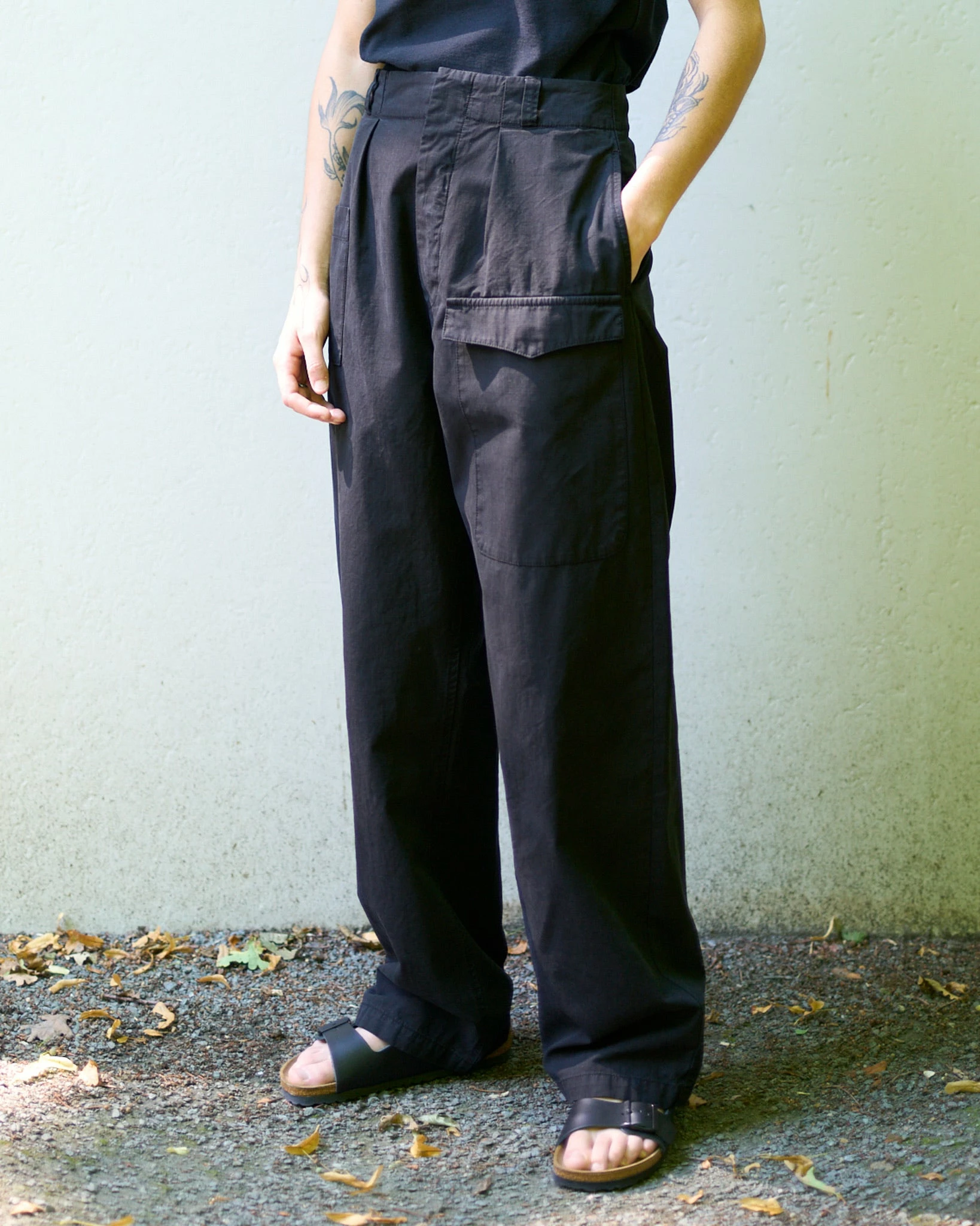 Eat Dust G.o.D Guerilla Pants Rip Stop Black - Image 3