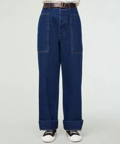 Eat Dust G.o.D Sailor Fatigue Nikko Denim Blue