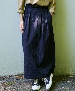 Eat Dust G.o.D Tulip Skirt Mighty Cotton Dark Navy