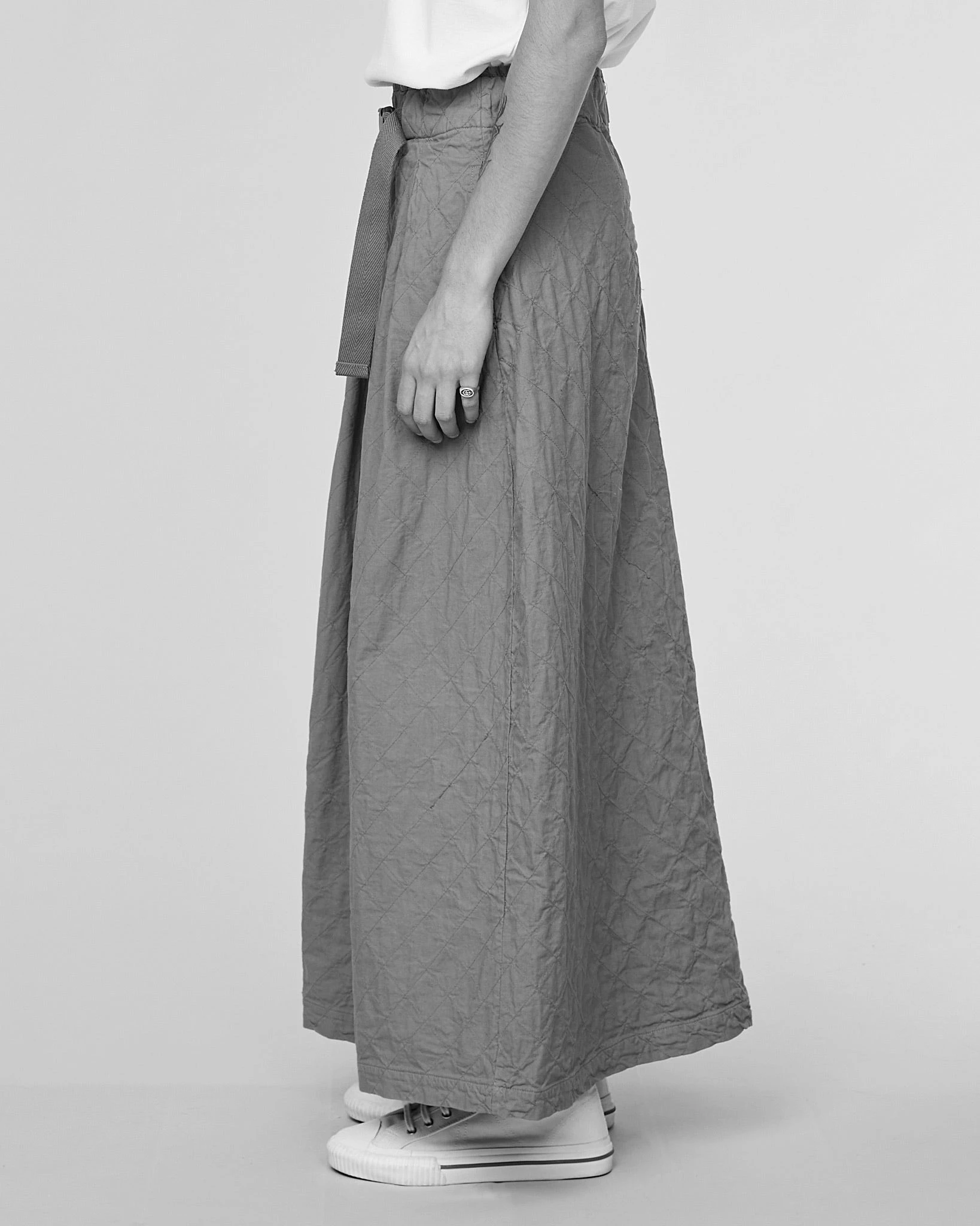 Eat Dust G.o.D Tulip Skirt Mighty Cotton Dark Navy - Image 5