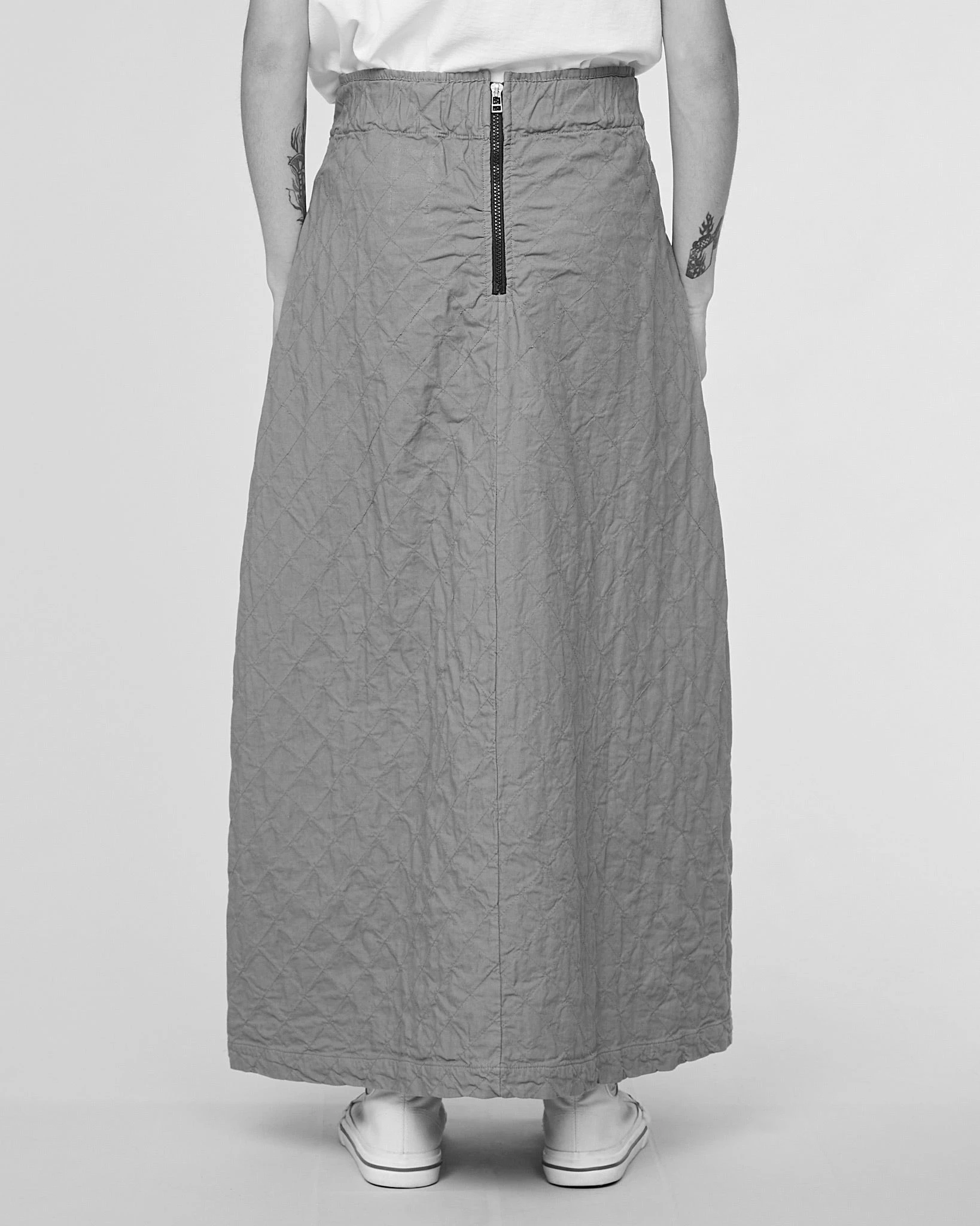 Eat Dust G.o.D Tulip Skirt Mighty Cotton Dark Navy - Image 7