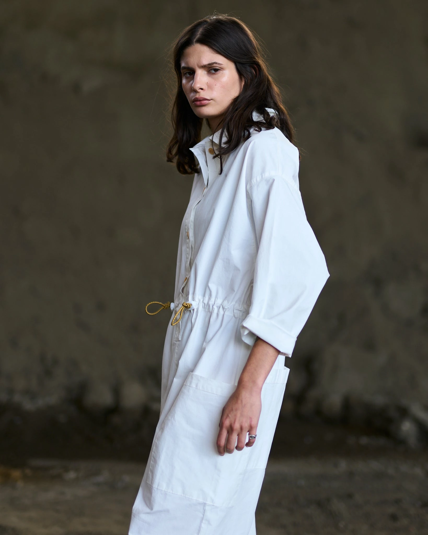 Eat Dust G.o.D Garage Suit Crispy Poplin Cotton Milk - Image 7