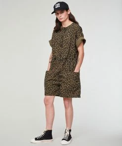 Eat Dust G.o.D Expedition Suit Cheetah Cotton Khaki