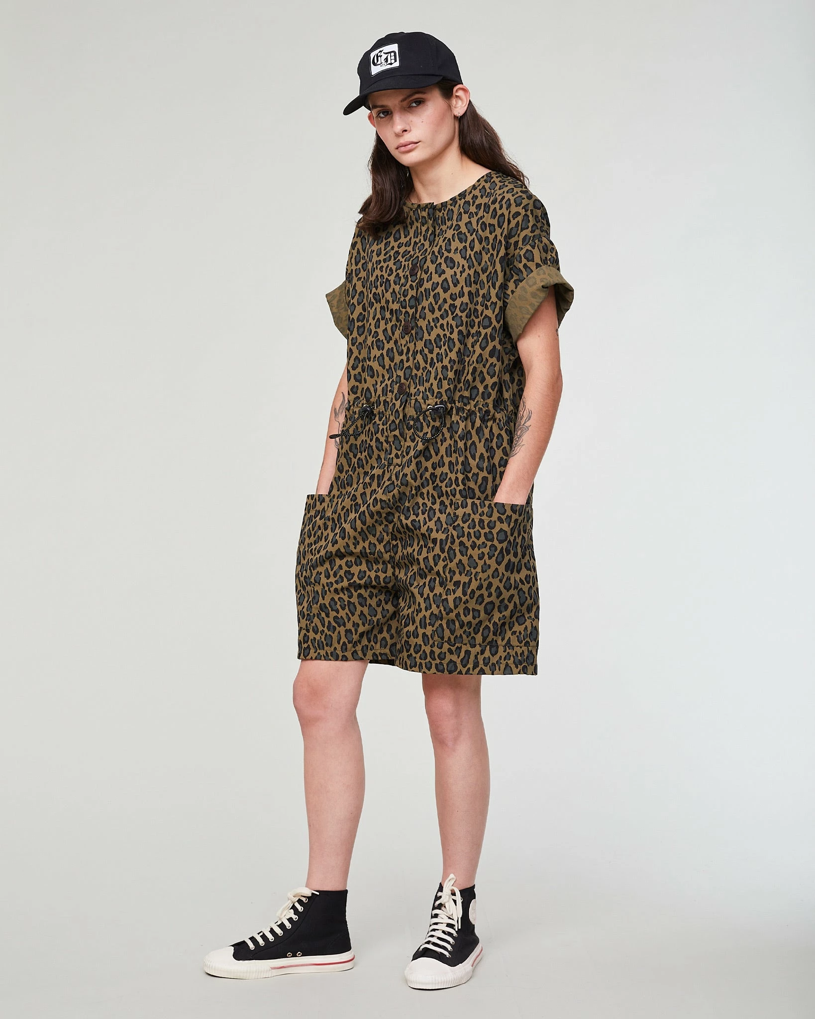 Eat Dust G.o.D Expedition Suit Cheetah Cotton Khaki