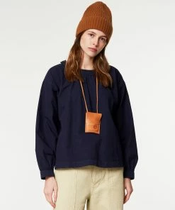 Eat Dust G.o.D Harvest Smock Massaya Cotton Navy Blue