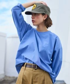 Eat Dust G.o.D Gardener Smock Blue Sea Cotton Blue