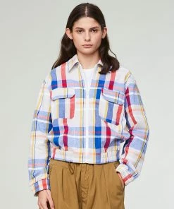 Eat Dust G.o.D Bomber Shirt Miami Check Multicolor