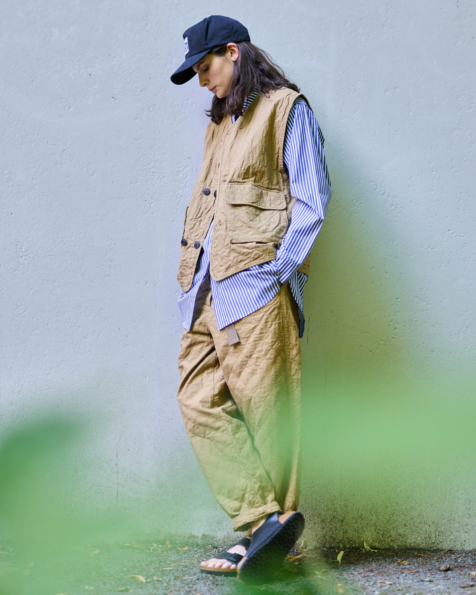 Eat Dust G.o.D Maxi Shirt Mayfair Poplin Stripe Blue & White - Image 5