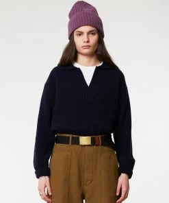 Eat Dust G.o.D Rugby Sweater Navy