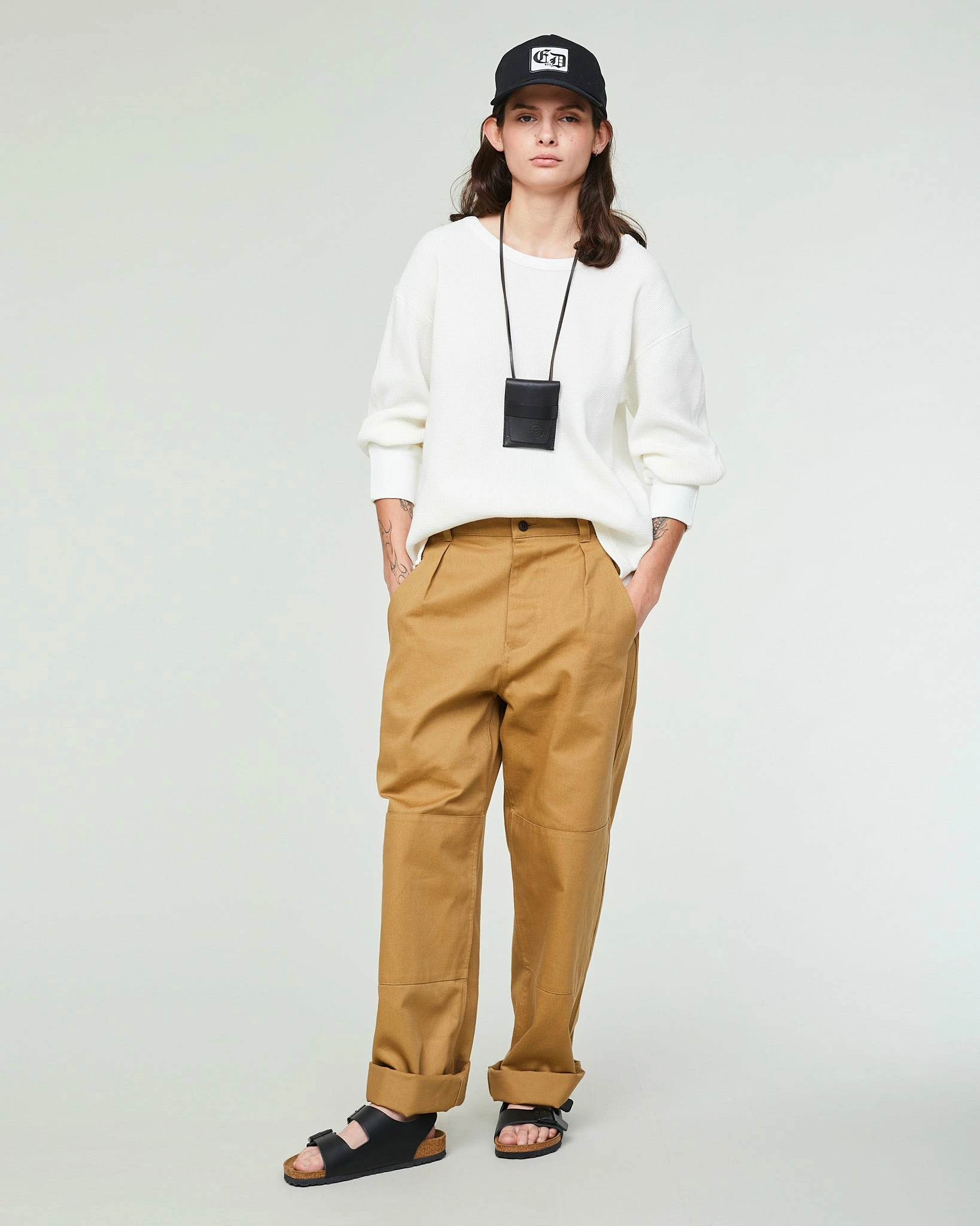 Eat Dust G.o.D Gym T Waffle Jersey Off White - Image 2